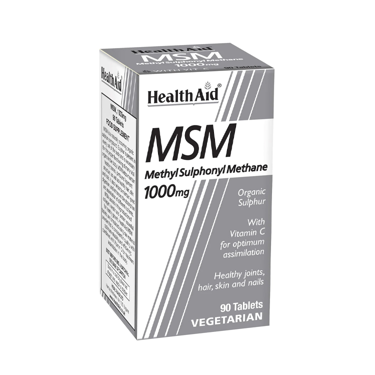 Health Aid MSM 1000mg 90 Tabs